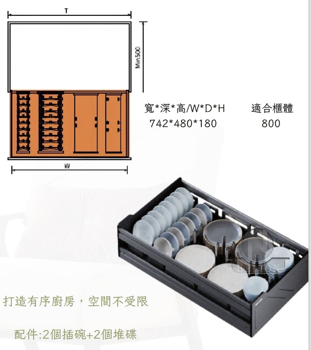 魔法碗碟抽
